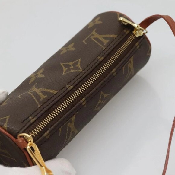 LOUIS VUITTON Monogram Papillon Pouch LV Auth 134775 - Picture 7 of 16